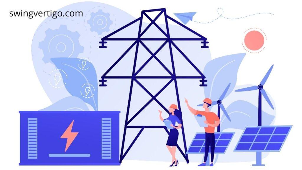 Electrostatic loudspeaker illustration