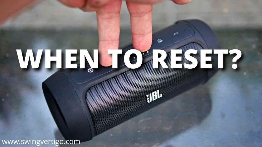 How to Reset JBL Speakers